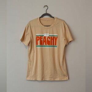 “Just Peachy” graphic t-shirt - size L